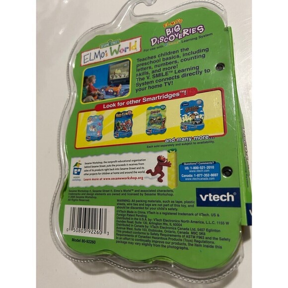 VTech V.Smile Smartridge: Elmo's World Big Discoveries - Picture 3 of 4